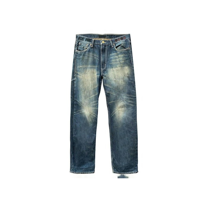 Оригинальный шмот Travis Scott Cactus Jack For Fragment From Our Minds Denim Pant Washed Blue Оригинальный шмот Travis Scott Cactus Jack For Fragment From Our Minds Denim Pant Washed Blue