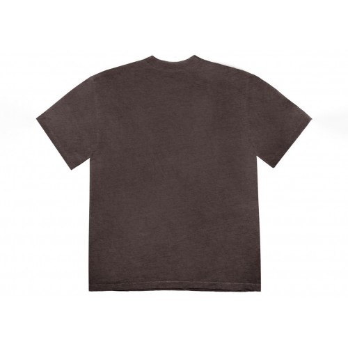 Оригинальный шмот Travis Scott Cactus Jack For Fragment Hiroshi Tee Brown Pepper