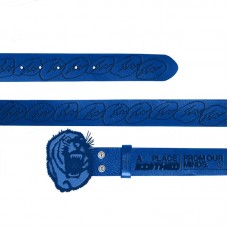 Travis Scott Cactus Jack For Fragment Logo Belt Blue