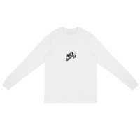 Travis Scott Cactus Jack For Nike SB Longsleeve T-Shirt White