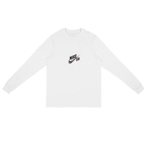 Оригинальный шмот Travis Scott Cactus Jack For Nike SB Longsleeve T-Shirt White
