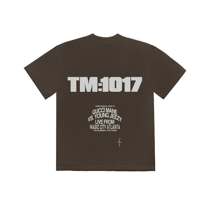 Оригинальный шмот Travis Scott Cactus Jack For Verzuz TM:1017 T-shirt Brown Оригинальный шмот Travis Scott Cactus Jack For Verzuz TM:1017 T-shirt Brown