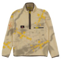 Travis Scott Cactus Jack Half-Zip Sherpa Pullover Natural