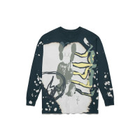 Travis Scott Cactus Jack + Kaws For Fragment L/S Tee Multi Grey