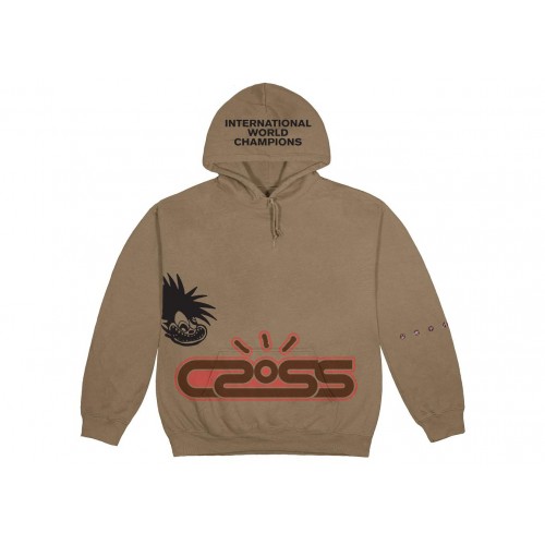 Оригинальный шмот Travis Scott Cactus Jack Motor Sport Hoodie Dark Sand