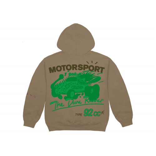 Оригинальный шмот Travis Scott Cactus Jack Motor Sport Hoodie Dark Sand