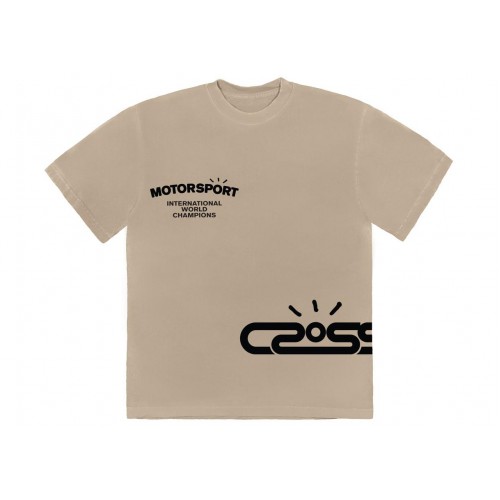Оригинальный шмот Travis Scott Cactus Jack Motor Sport Tee Tan