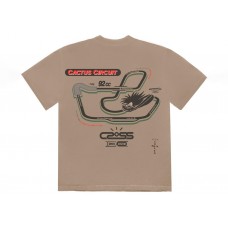 Travis Scott Cactus Jack Racetrack Tee Tan