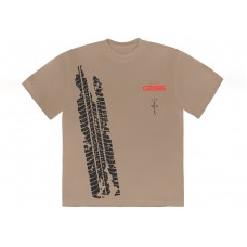 Travis Scott Cactus Jack Racetrack Tee Tan