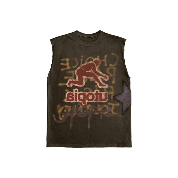 Travis Scott Cactus Jack T-Rexx Muscle Tank Multicolor
