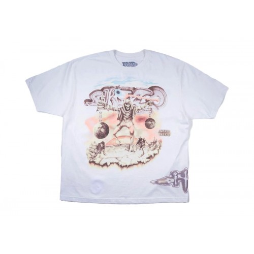 Travis Scott Cactus Jack Utopia Tour Skitzo Circus Maximus Tee White