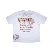 Travis Scott Cactus Jack Utopia Tour Skitzo Circus Maximus Tee White