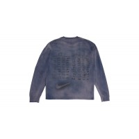 Travis Scott Cactus Jack x Fragment x Nike Houston To Ise Mie Longsleeve Washed Blue