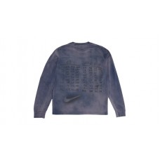 Travis Scott Cactus Jack x Fragment x Nike Houston To Ise Mie Longsleeve Washed Blue