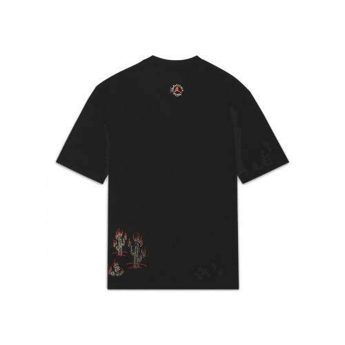 Оригинальный шмот Travis Scott x Jordan Flight Graphic T-Shirt (Asia Sizing) Black