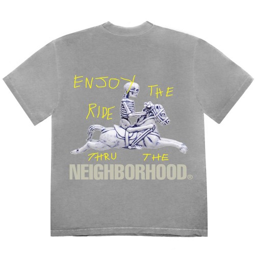Оригинальный шмот Travis Scott Cactus Jack x Neighborhood Carousel T-shirt Grey