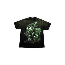 Travis Scott Cactus Jack x Spongebob Mr Krabs Tee Black