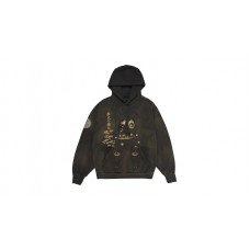 Travis Scott Cactus Jack x Takashi Murakami Hollow Hoodie Brown