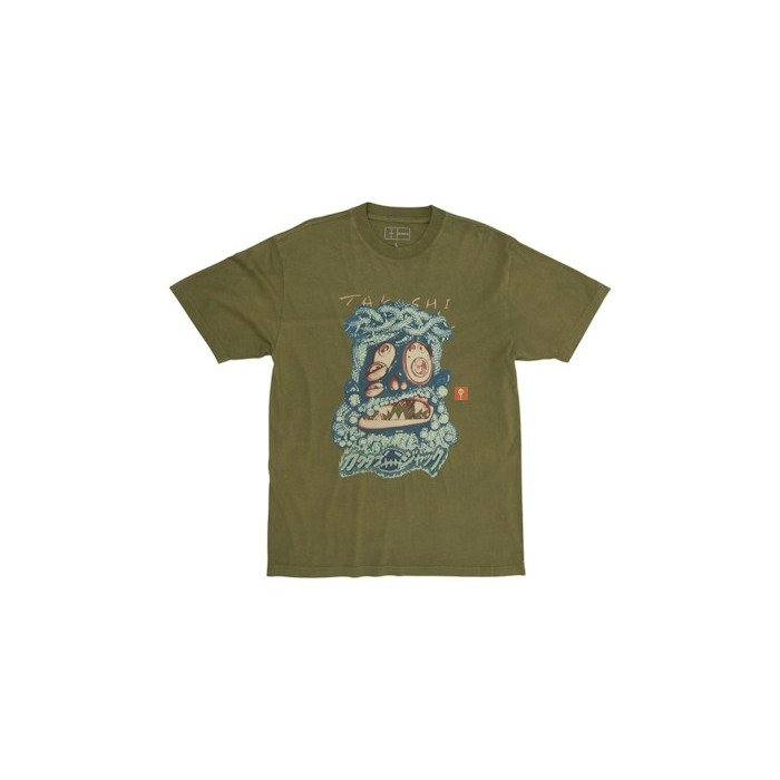 Футболка Travis Scott Cactus Jack x Takashi Murakami Melted Utopia Dream Zodiac Tee Olive Футболка Travis Scott Cactus Jack x Takashi Murakami Melted Utopia Dream Zodiac Tee Olive