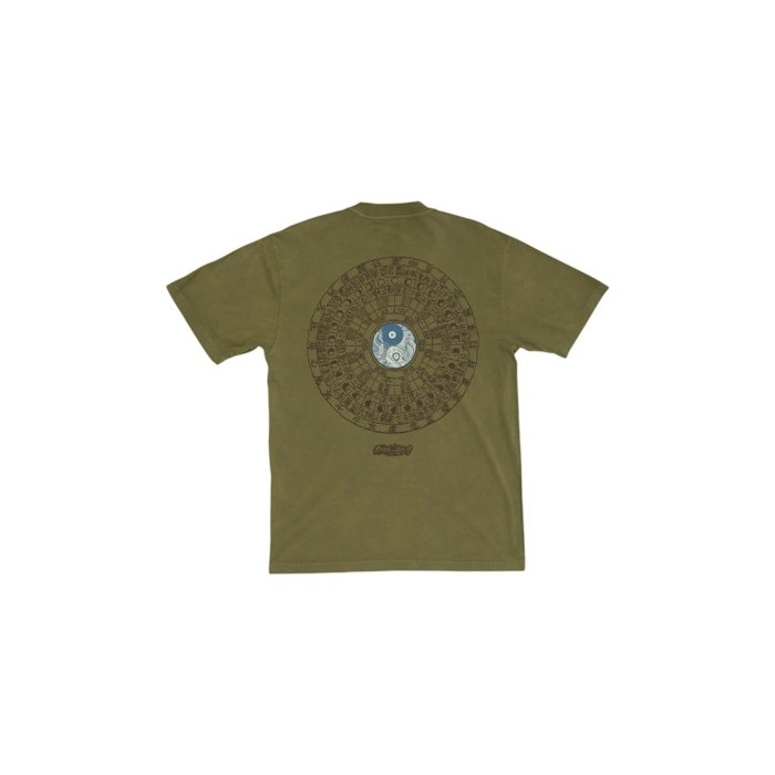 Футболка Travis Scott Cactus Jack x Takashi Murakami Melted Utopia Dream Zodiac Tee Olive Футболка Travis Scott Cactus Jack x Takashi Murakami Melted Utopia Dream Zodiac Tee Olive