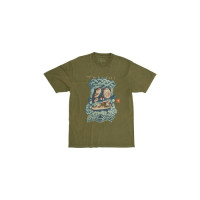 Travis Scott Cactus Jack x Takashi Murakami Melted Utopia Dream Zodiac Tee Olive