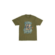 Travis Scott Cactus Jack x Takashi Murakami Melted Utopia Dream Zodiac Tee Olive
