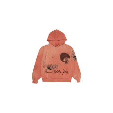 Travis Scott Cactus Jack x Takashi Murakami The Path Hoodie Orange