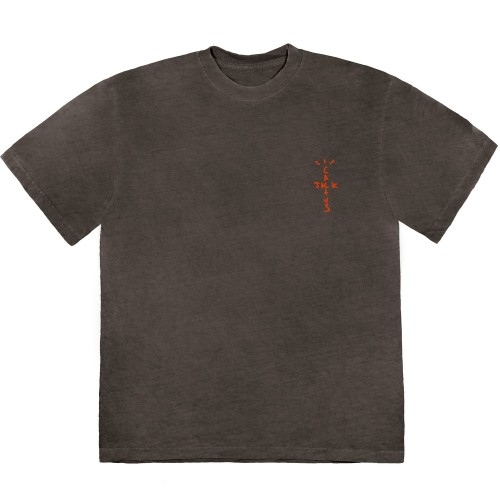 Оригинальный шмот Travis Scott CJ Digital Girl T-shirt Pepper Brown