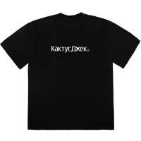 Travis Scott CJ Logo T-Shirt Black