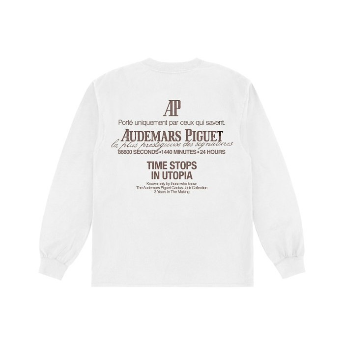 Футболка Travis Scott CJ x Audemars Piguet Utopia Tee White Футболка Travis Scott CJ x Audemars Piguet Utopia Tee White