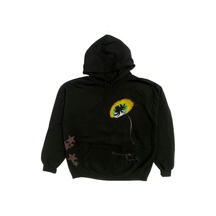 Худи Travis Scott Face Melt Hoodie Black Худи Travis Scott Face Melt Hoodie Black