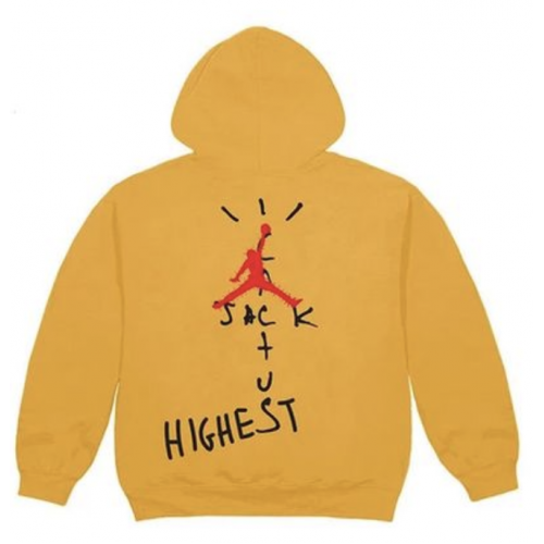 Оригинальный шмот Travis Scott Jordan Cactus Jack Highest Hoodie Gold