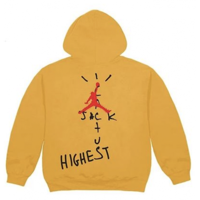 Travis Scott Jordan Cactus Jack Highest Hoodie Gold