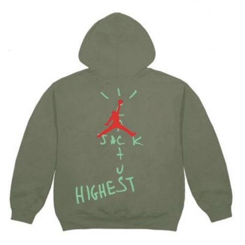 Оригинальный шмот Travis Scott Jordan Cactus Jack Highest Hoodie Olive