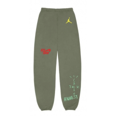 Travis Scott Jordan Cactus Jack Highest Sweatpant Olive