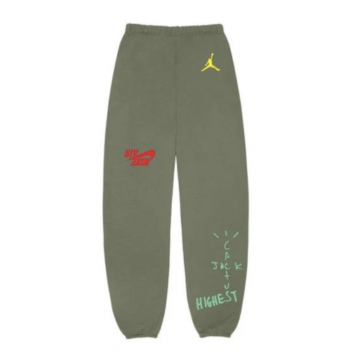 Оригинальный шмот Travis Scott Jordan Cactus Jack Highest Sweatpant Olive