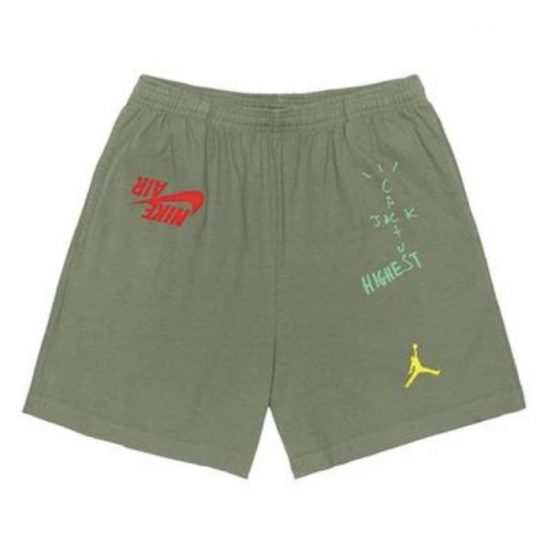 Оригинальный шмот Travis Scott Jordan Cactus Jack Highest Sweatshort Olive