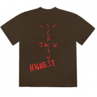 Travis Scott Jordan Cactus Jack Highest T Shirt Brown
