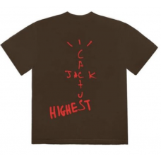Travis Scott Jordan Cactus Jack Highest T Shirt Brown