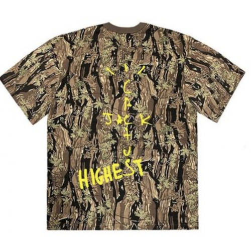 Оригинальный шмот Travis Scott Jordan Cactus Jack Highest T-Shirt Camo