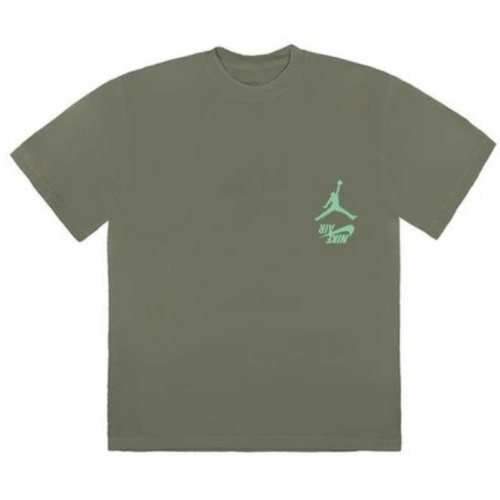 Оригинальный шмот Travis Scott Jordan Cactus Jack Highest T Shirt Olive