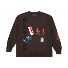 Travis Scott Otherside Long-Sleeve T-shirt Brown