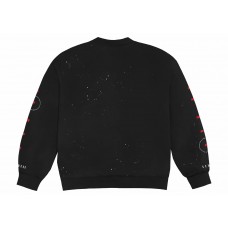 Travis Scott Stitched Crewneck Black
