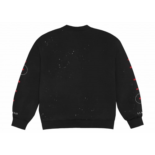 Оригинальный шмот Travis Scott Stitched Crewneck Black