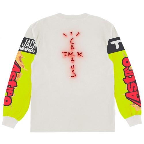 Оригинальный шмот Travis Scott The Scotts Cj Gaming II L/S Jersey White/Multi