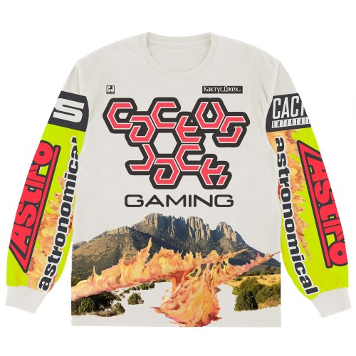 Оригинальный шмот Travis Scott The Scotts Cj Gaming II L/S Jersey White/Multi