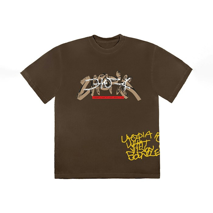 Футболка Travis Scott Utopia I Tee Brown Футболка Travis Scott Utopia I Tee Brown