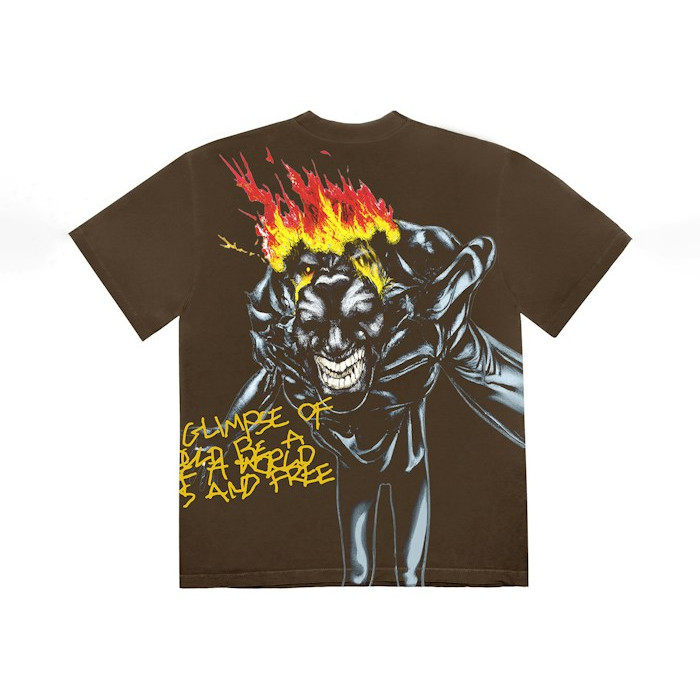 Футболка Travis Scott Utopia I Tee Brown Футболка Travis Scott Utopia I Tee Brown