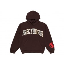 Travis Scott x Cactus Plant Flea Market Free Thugger Hoodie Brown