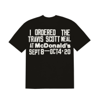 Travis Scott x CPFM 4 CJ Burger Mouth T-Shirt Black